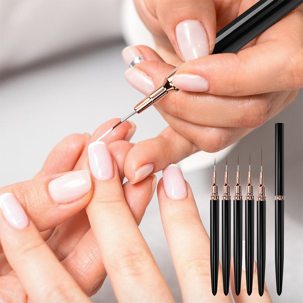 5PCS Nail Art Liner Brush Set  - Brush Bristle Set recension och pris