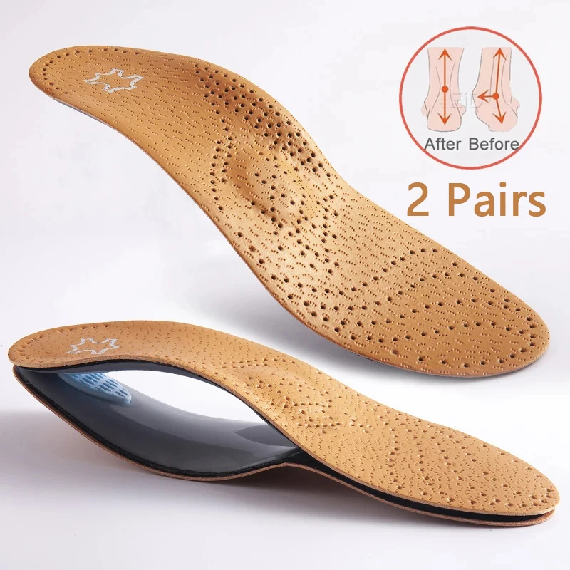 2Pairs Unisex Leather Orthoped - The Sneaker Care recension och pris