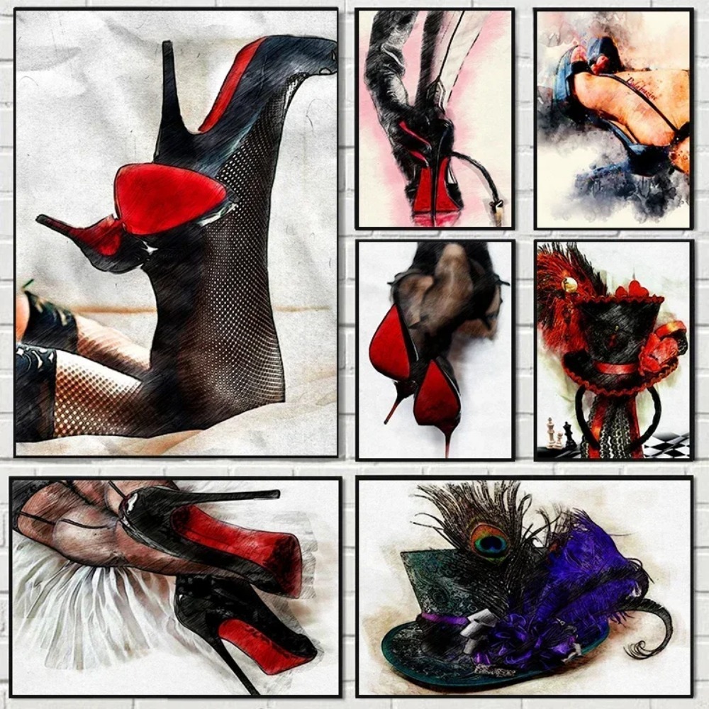 Modern Women Black High Heels  - Waterproof Spray Shoe recension och pris