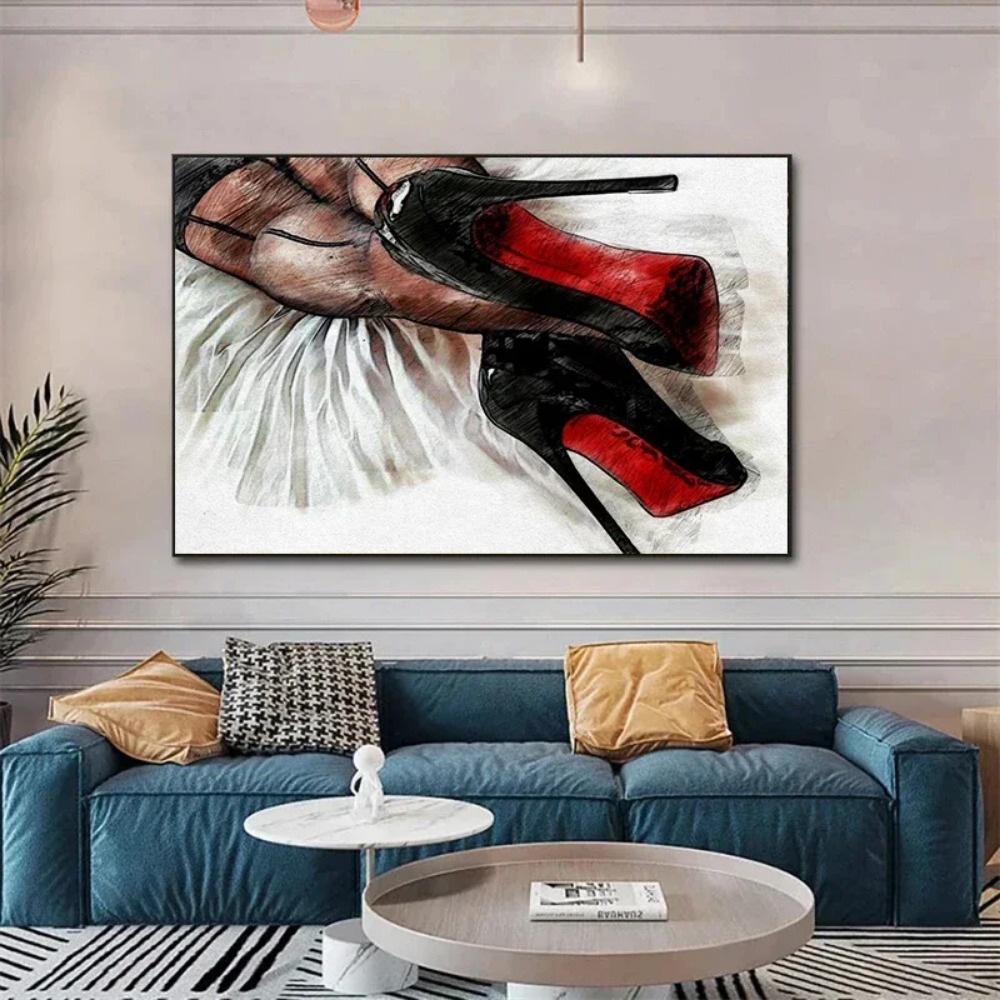Modern Women Black High Heels  - Waterproof Spray Shoe recension och pris