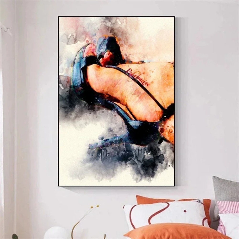 Modern Women Black High Heels  - Waterproof Spray Shoe recension och pris