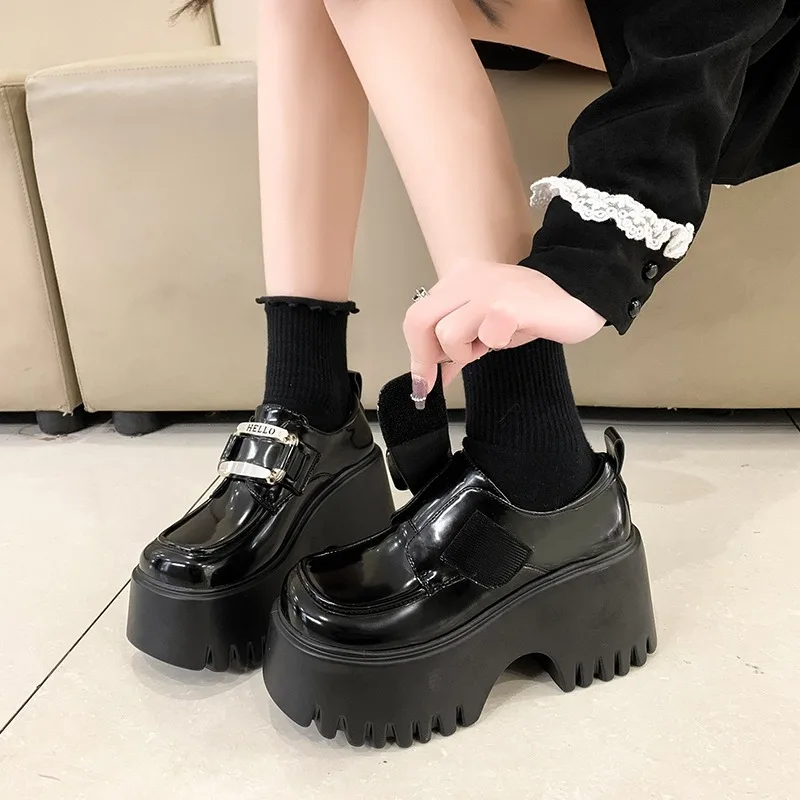 Women High Platform Shoes Autu - Leather Sneaker Care Kit recension och pris