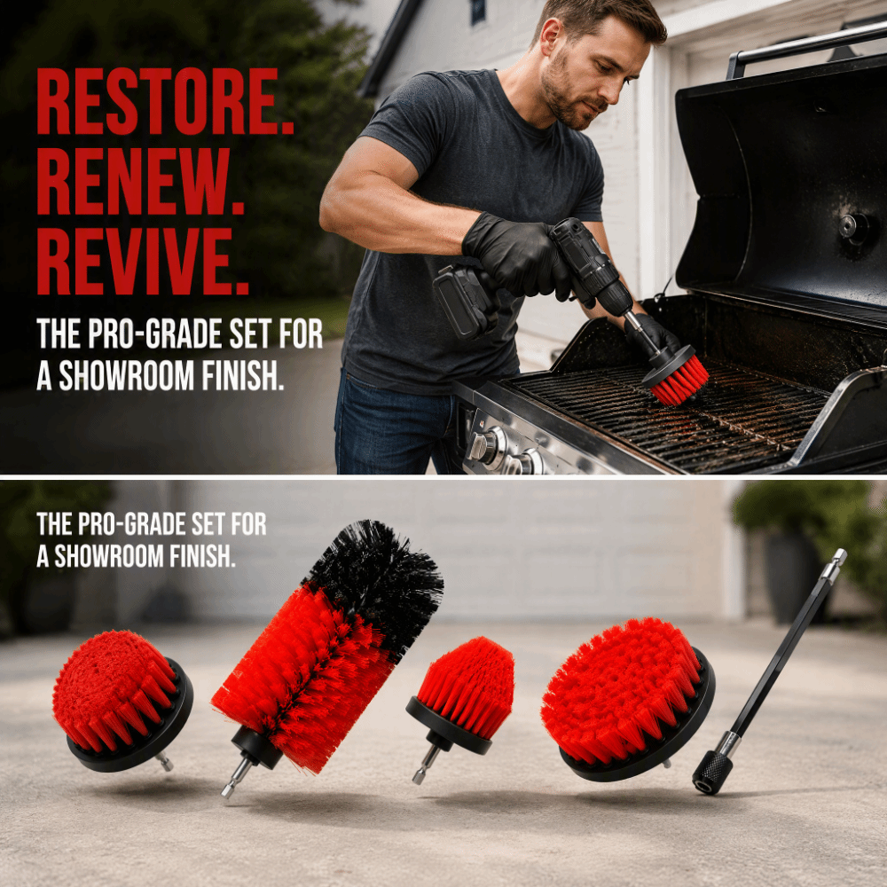5Pcs Round Brush Head Drill Br - Brush Bristle Set recension och pris