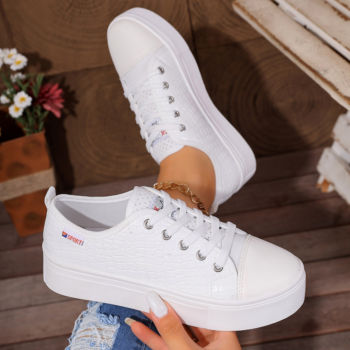 New women's flat casual single - Leather Sneaker Care Kit recension och pris