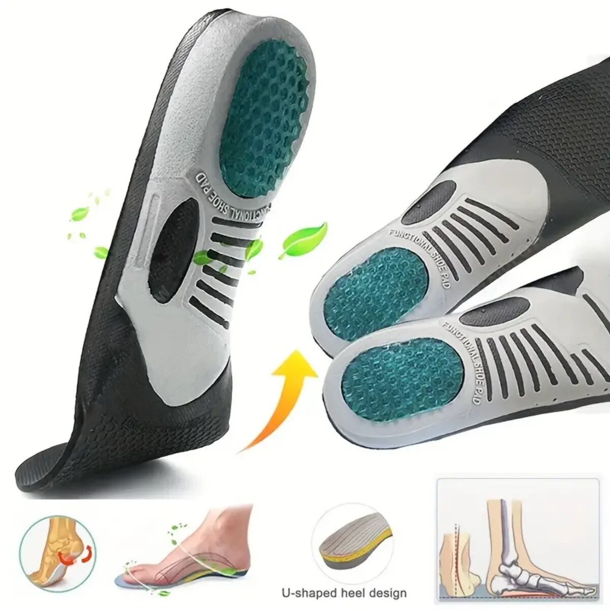 1Pair Orthopedic Insoles Ortho - The Sneaker Care recension och pris