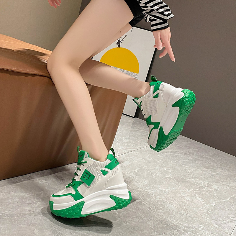 9.5CM Women High Platform Snea - Leather Sneaker Care Kit recension och pris