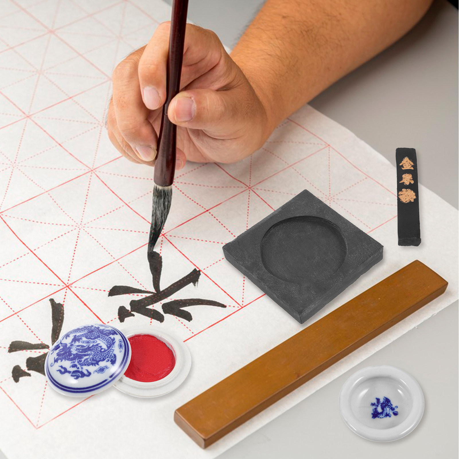 1Set Chinese Calligraphy Brush - Brush Bristle Set recension och pris