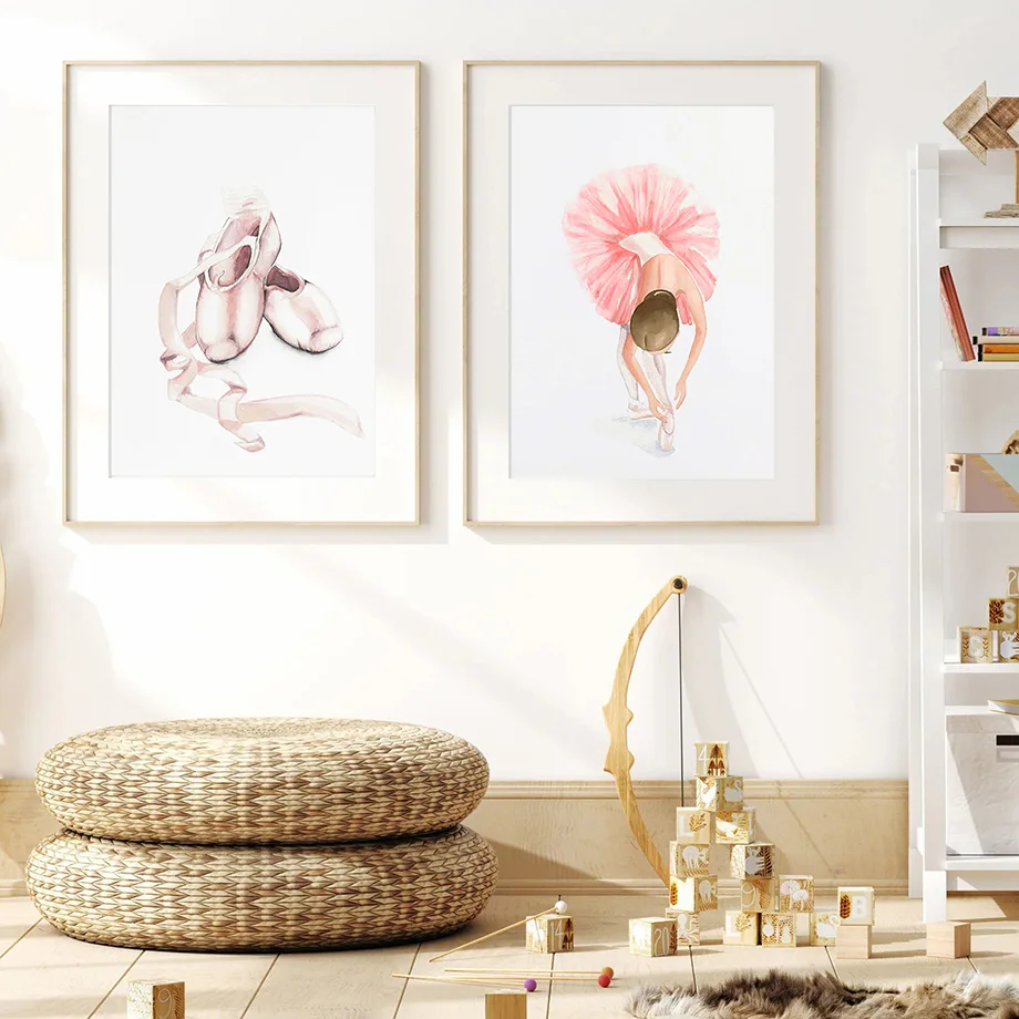 Watercolor Ballet Girls Shoes  - Waterproof Spray Shoe recension och pris
