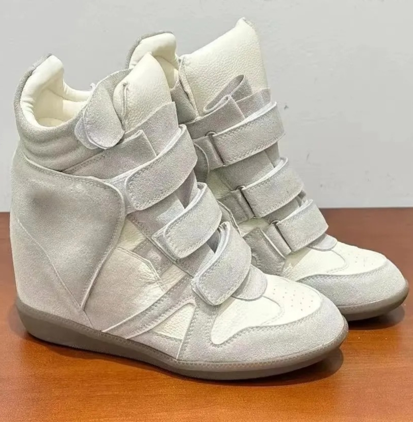 Women Hidden Wedge Heel High‑T - Leather Sneaker Care Kit recension och pris